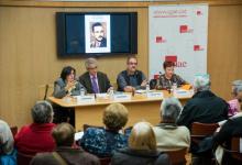 En la presentación del libro "José Espeita García-Arista, pasión por la música" junto a su autora, María Teresa Espeita Ramisa, Lourdes Simó, e Isidro Cabello (Barcelona, Club Social de la SGAE, 2015)